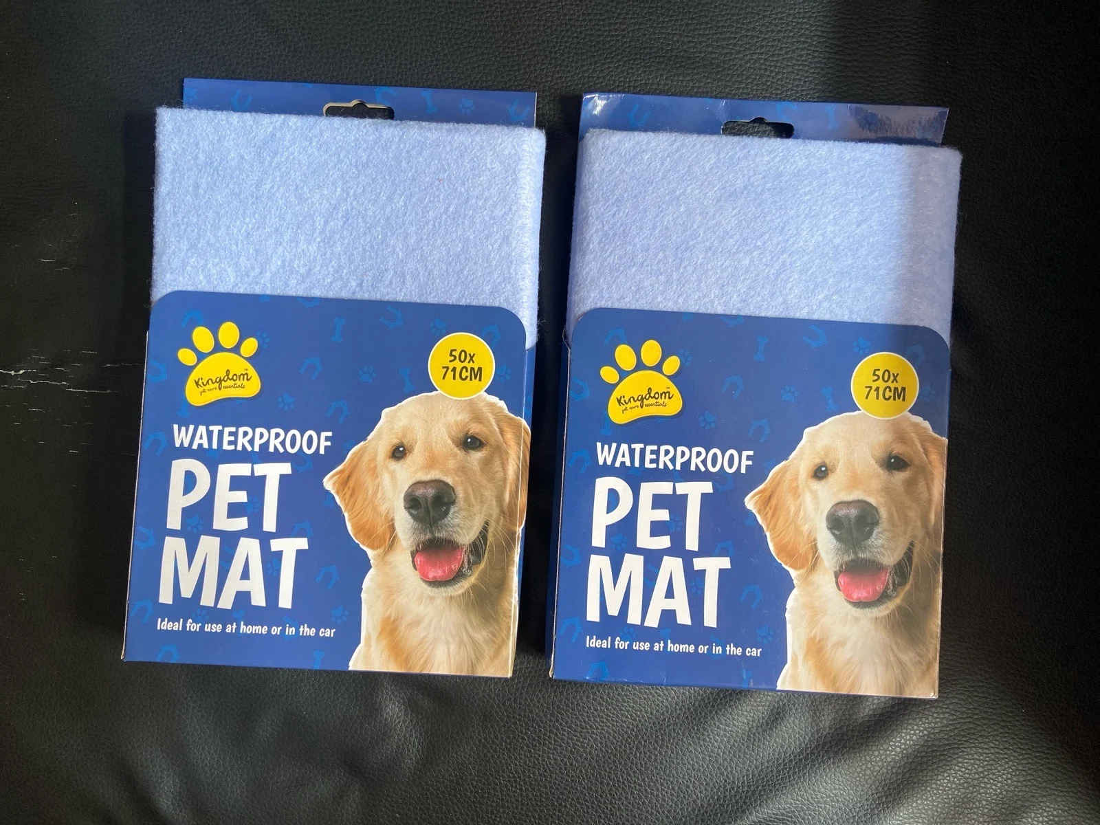 Waterproof Pet Mat – 2 Pack (61×91 cm) Leak‑Proof Protector