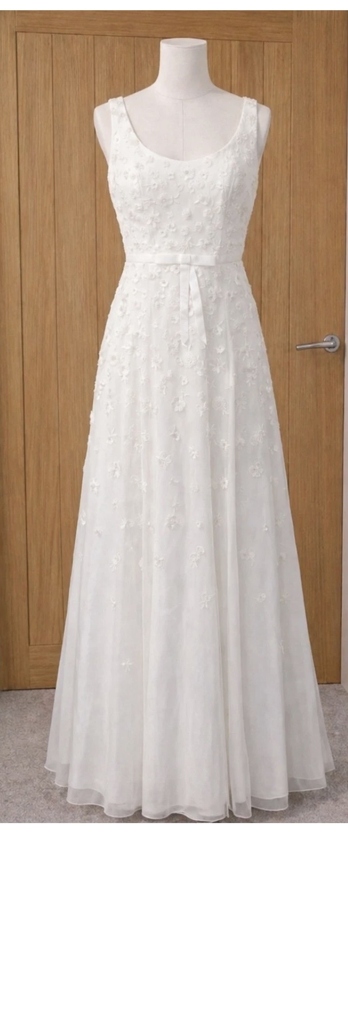 Monsoon Amelie Ivory Embroidered Wedding Dress Bridal Gown Size 8