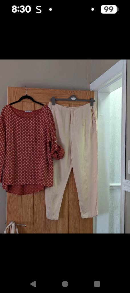 2 piece top & trouser 16/18