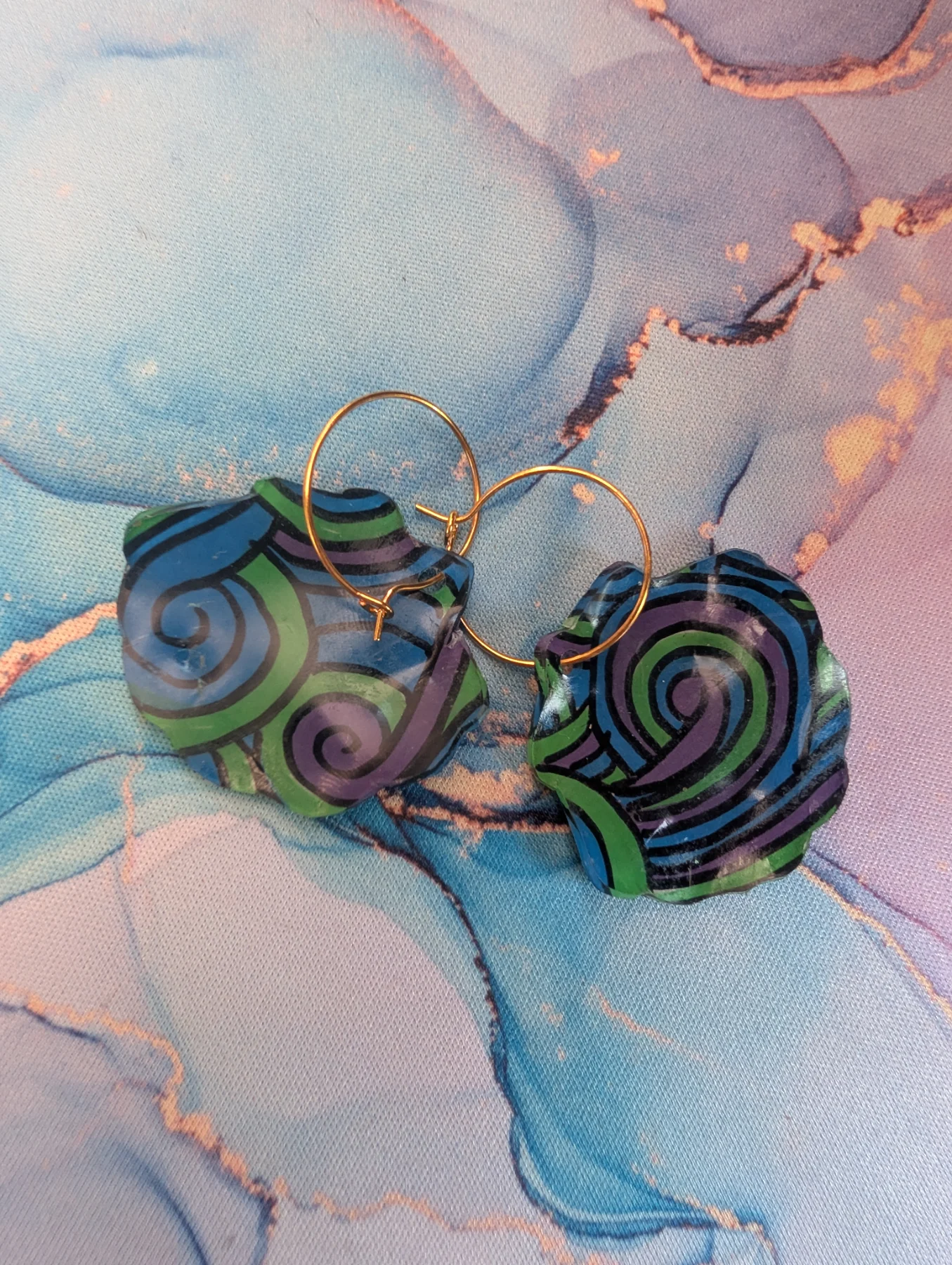 Handmade Statement Earrings Shells