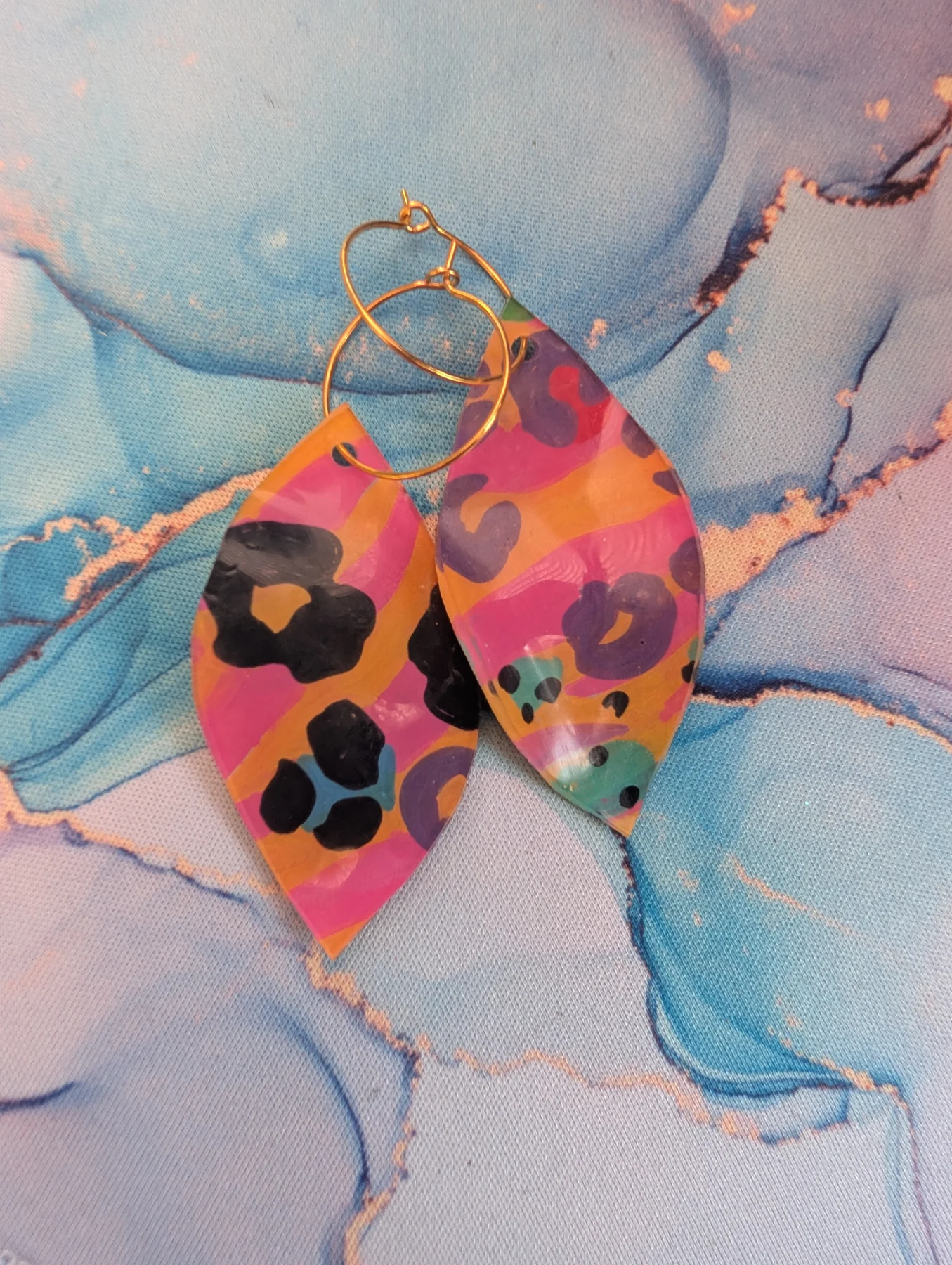Handmade Statement Earrings Multi