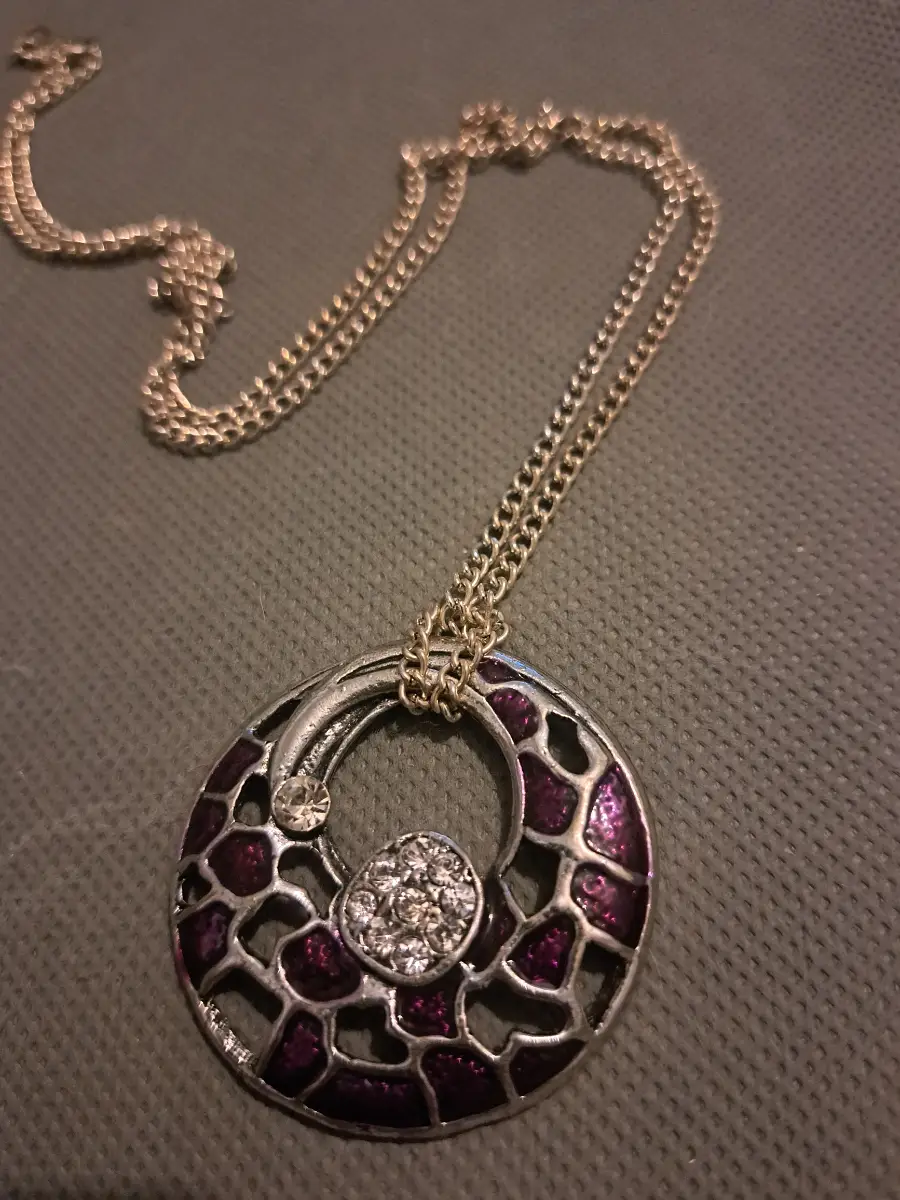 Enamel necklace