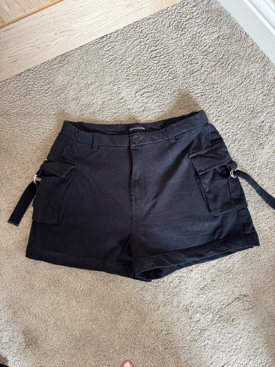 PLT Black Cargo Shorts size 12