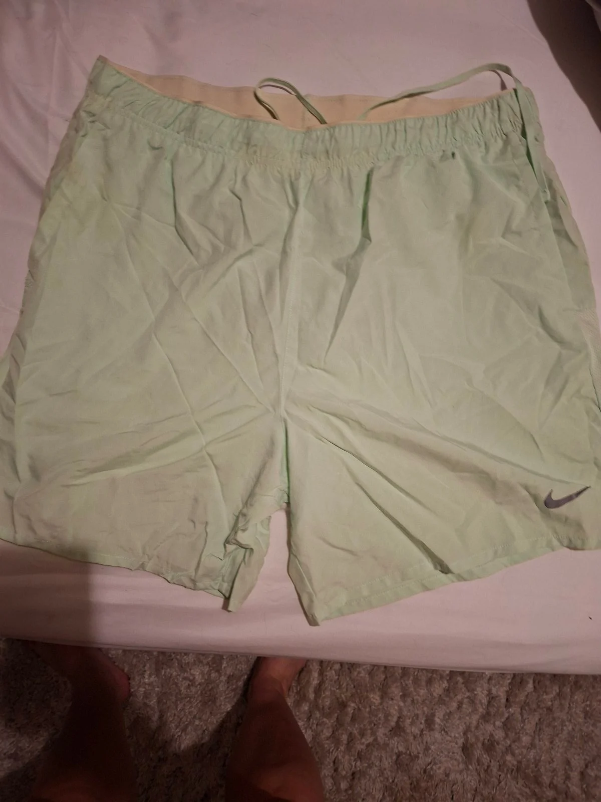 Nike mint dri-fit shorts