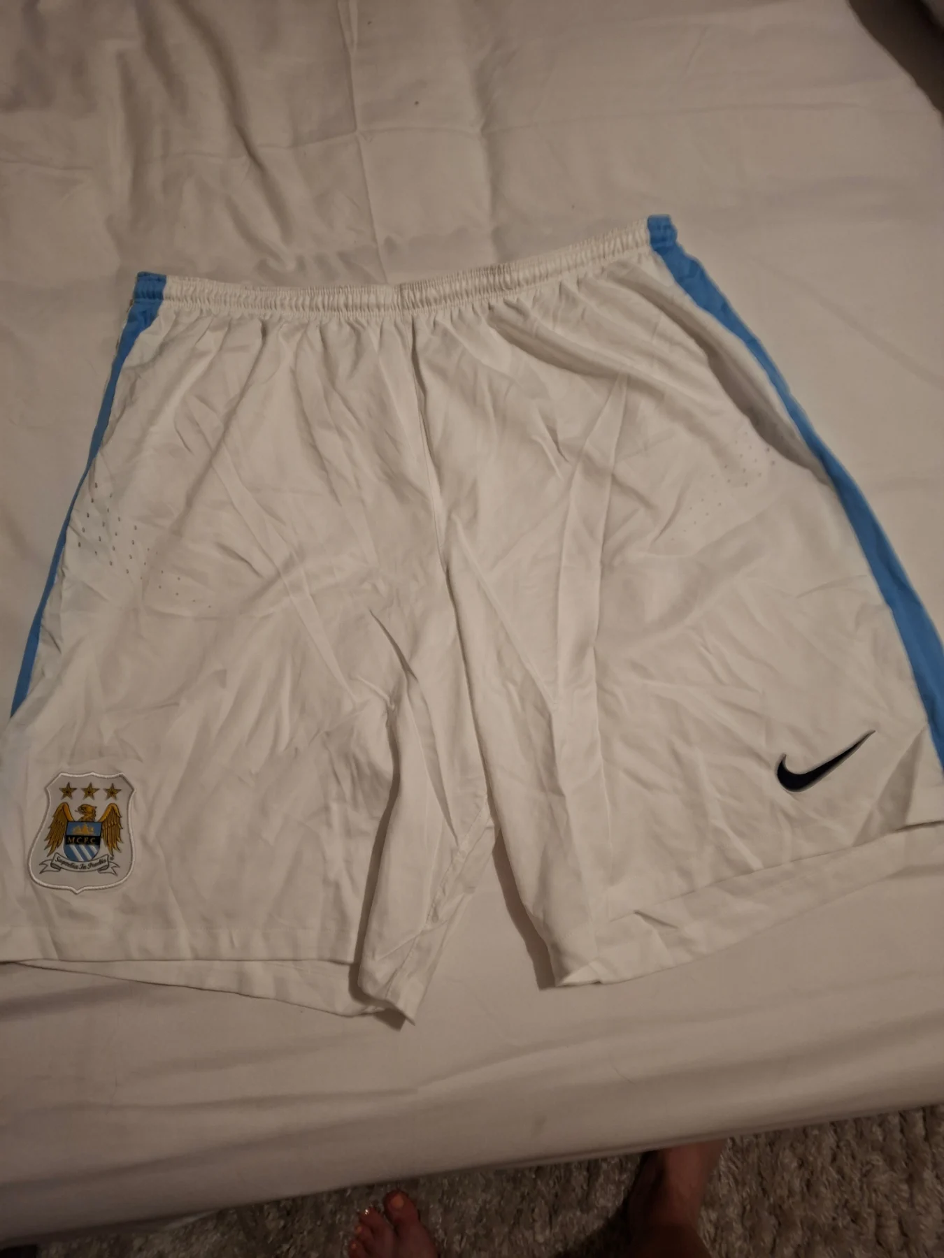Man city football shorts
