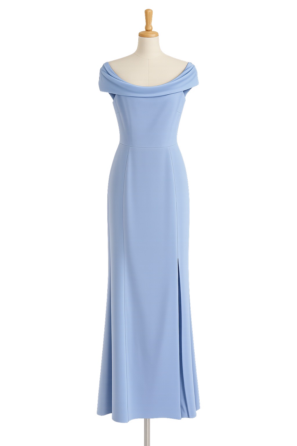 Quiz Powder Blue Off Shoulder Maxi Dress UK 20 | Occasion, Bridesmaid, Wedding Guest