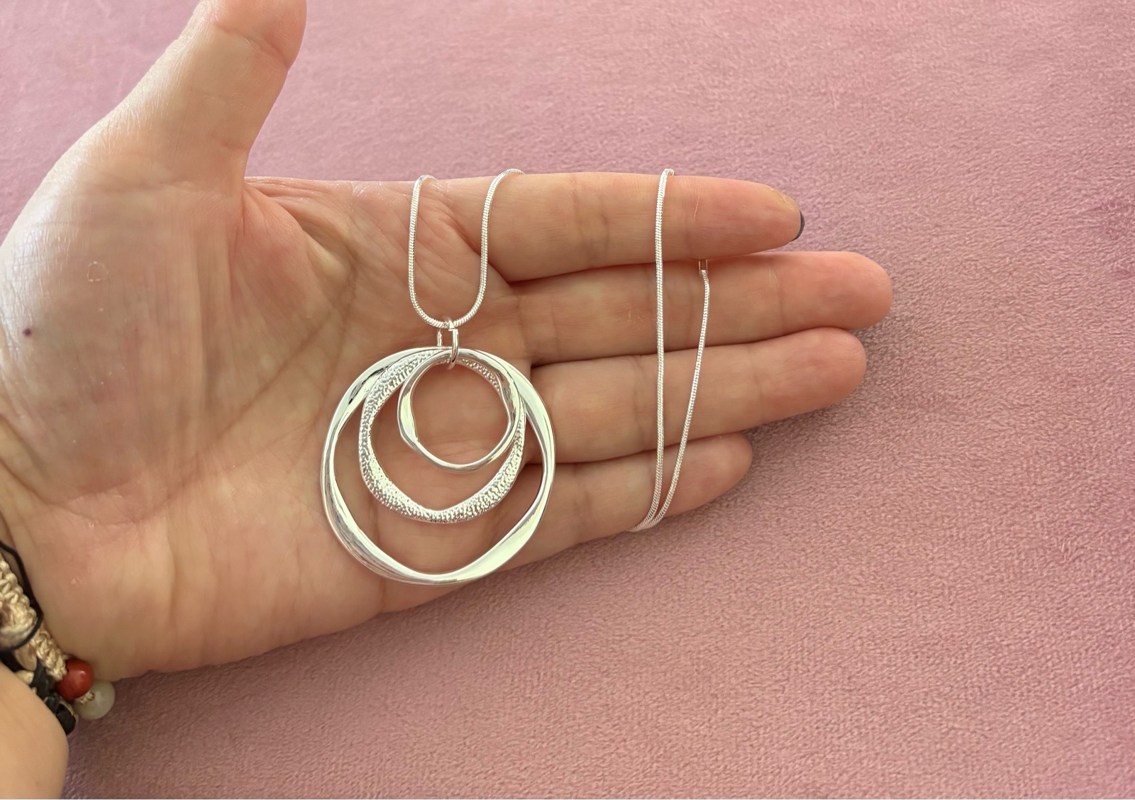 Silver Necklace with Pendant