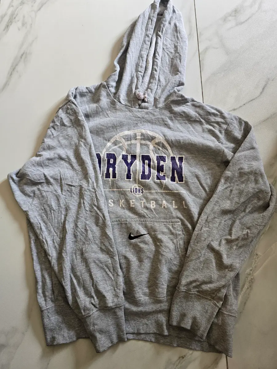 Vintage Nike Grey Hoodie M