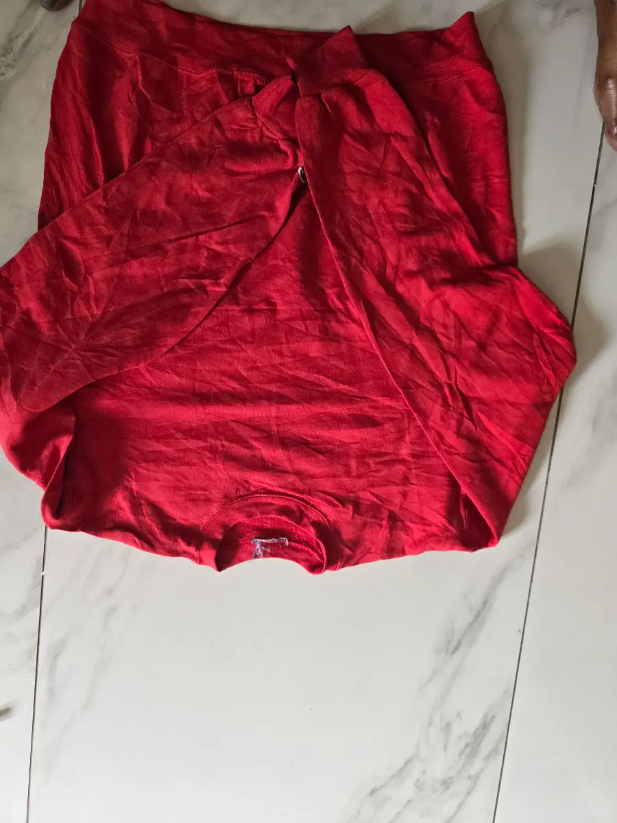 Champion Red T-Shirt Embroidered