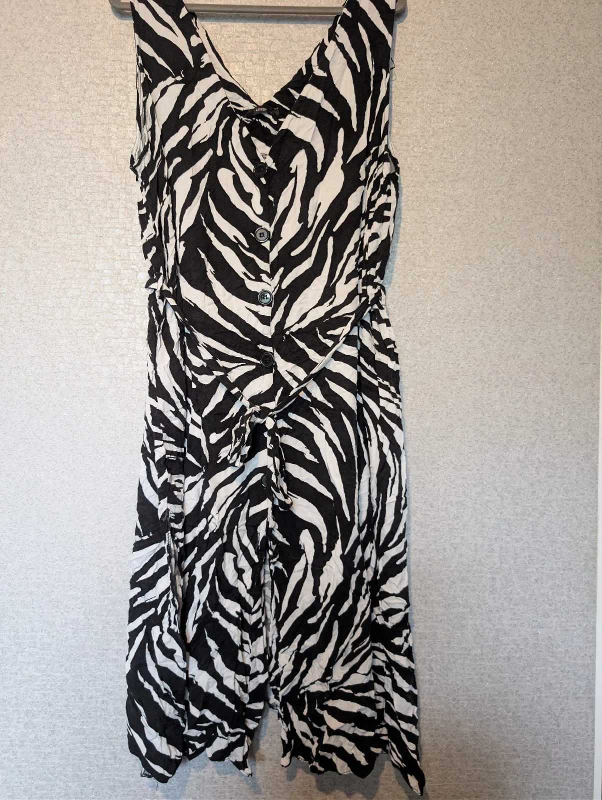 George midi zebra dress