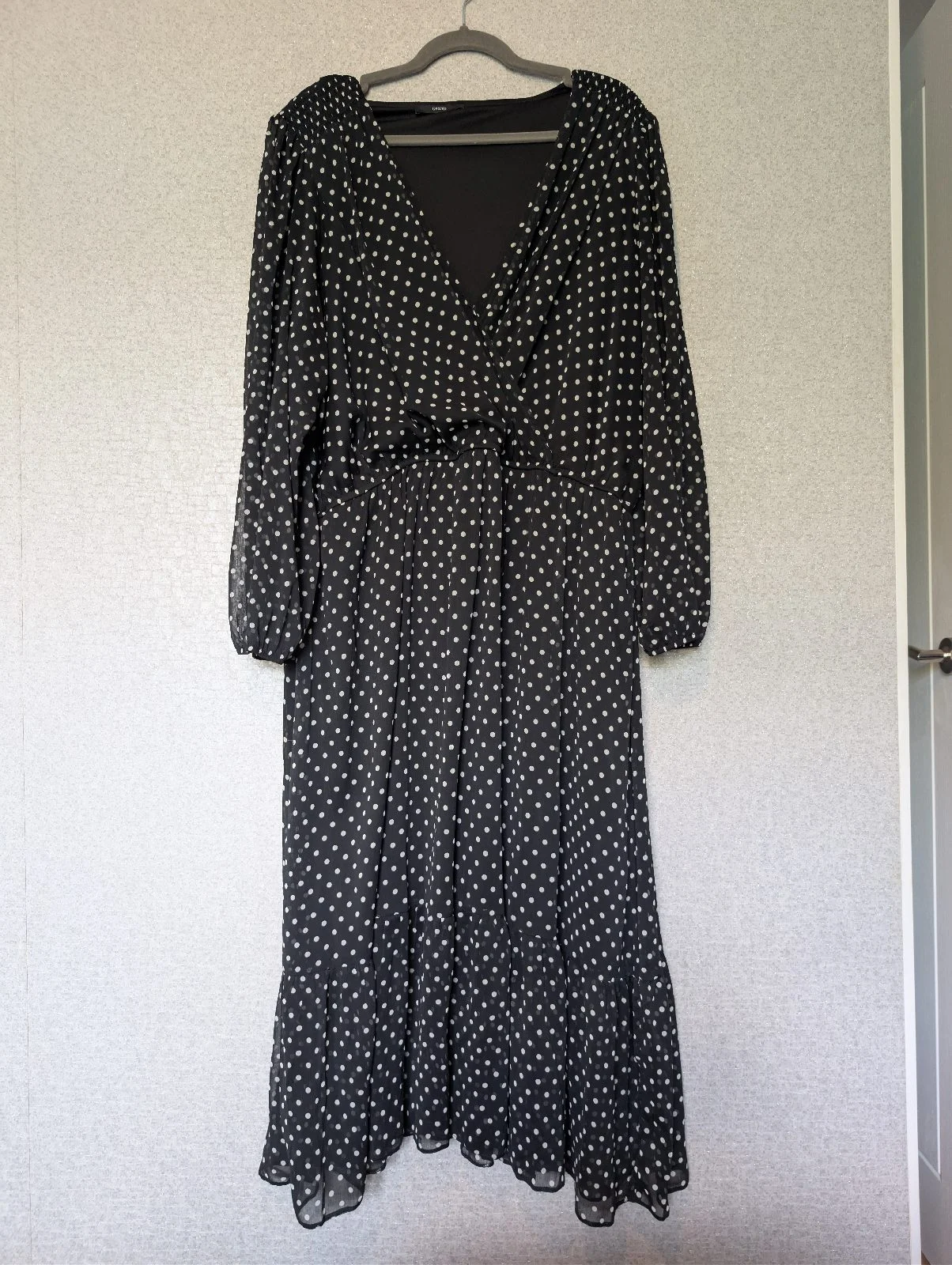 George polka dot midi dress