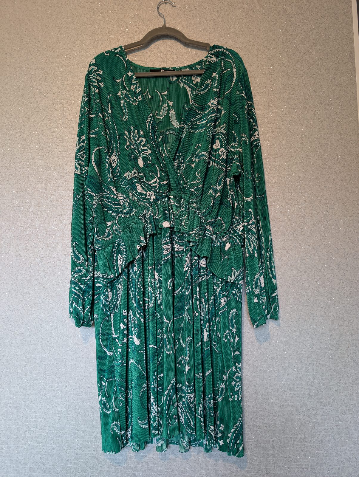 Very Curve Plisse Pleate Mini Dress Plus Size
