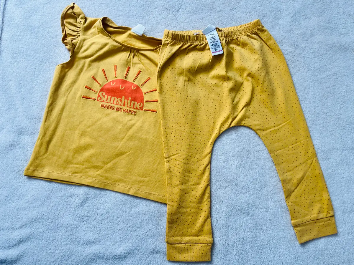 NEXT girls summer cotton 2 piece set 18-24 months