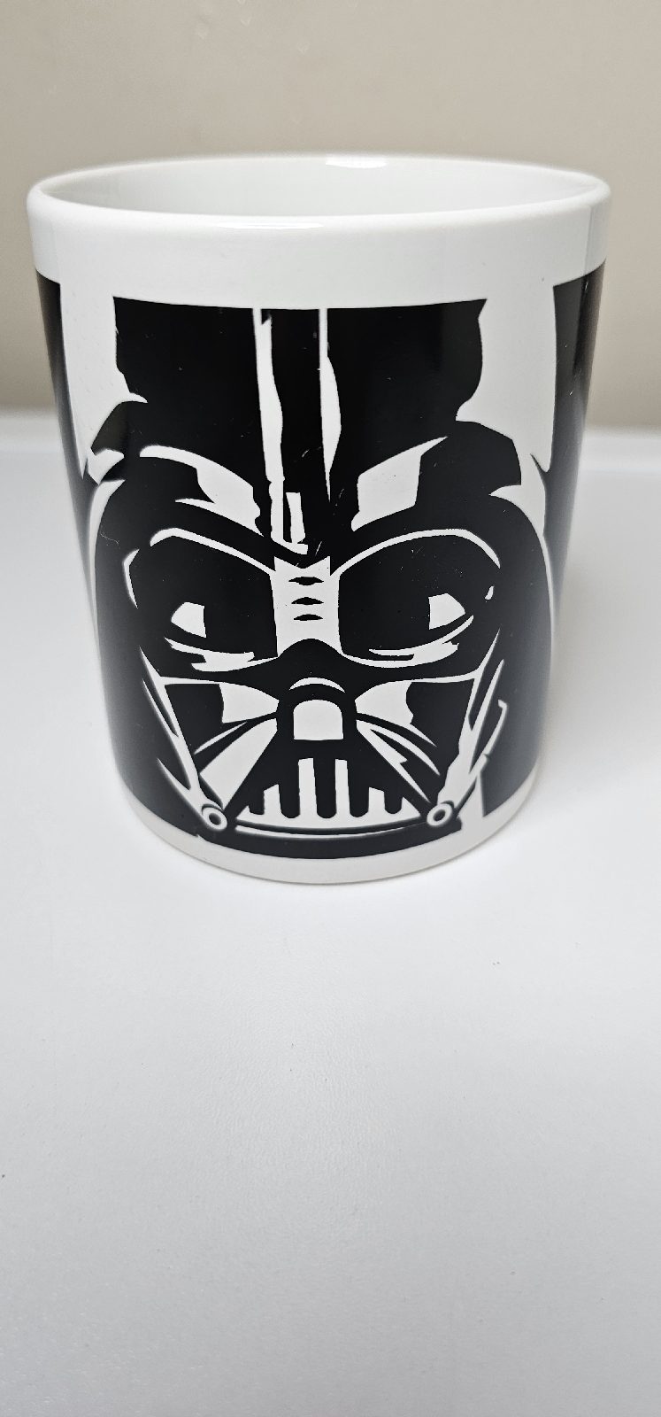 Star Wars Darth Vader and Stormtrooper mug black white