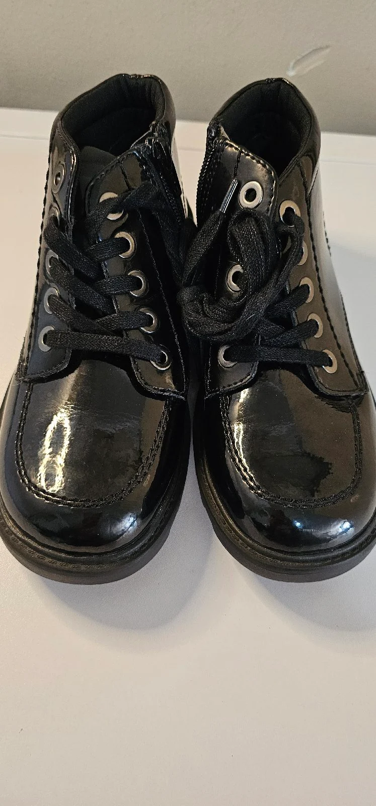 Hush Puppies Jolie patent leather school shoes size 2