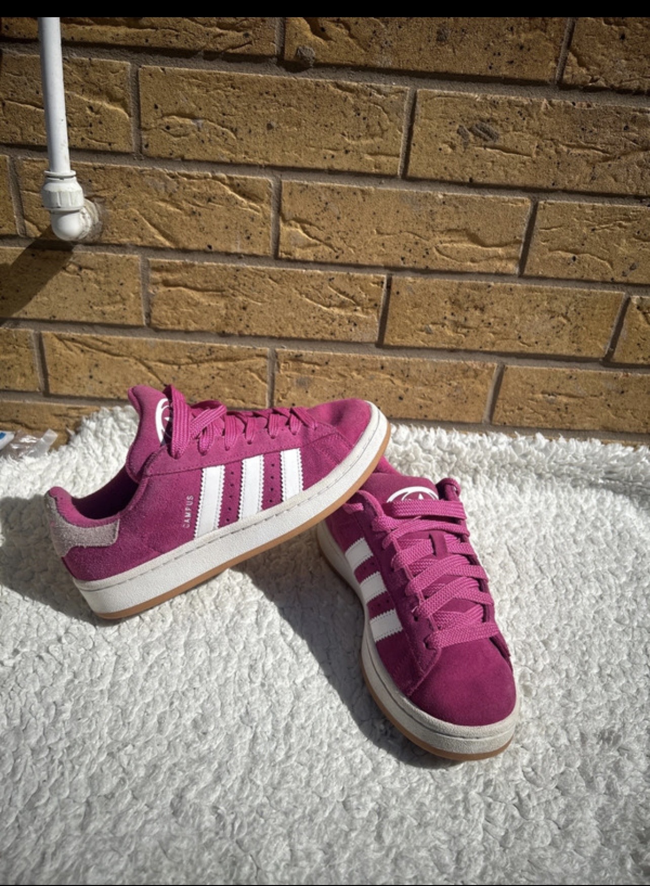 Adidas Campus size 5 worn once - very good condition