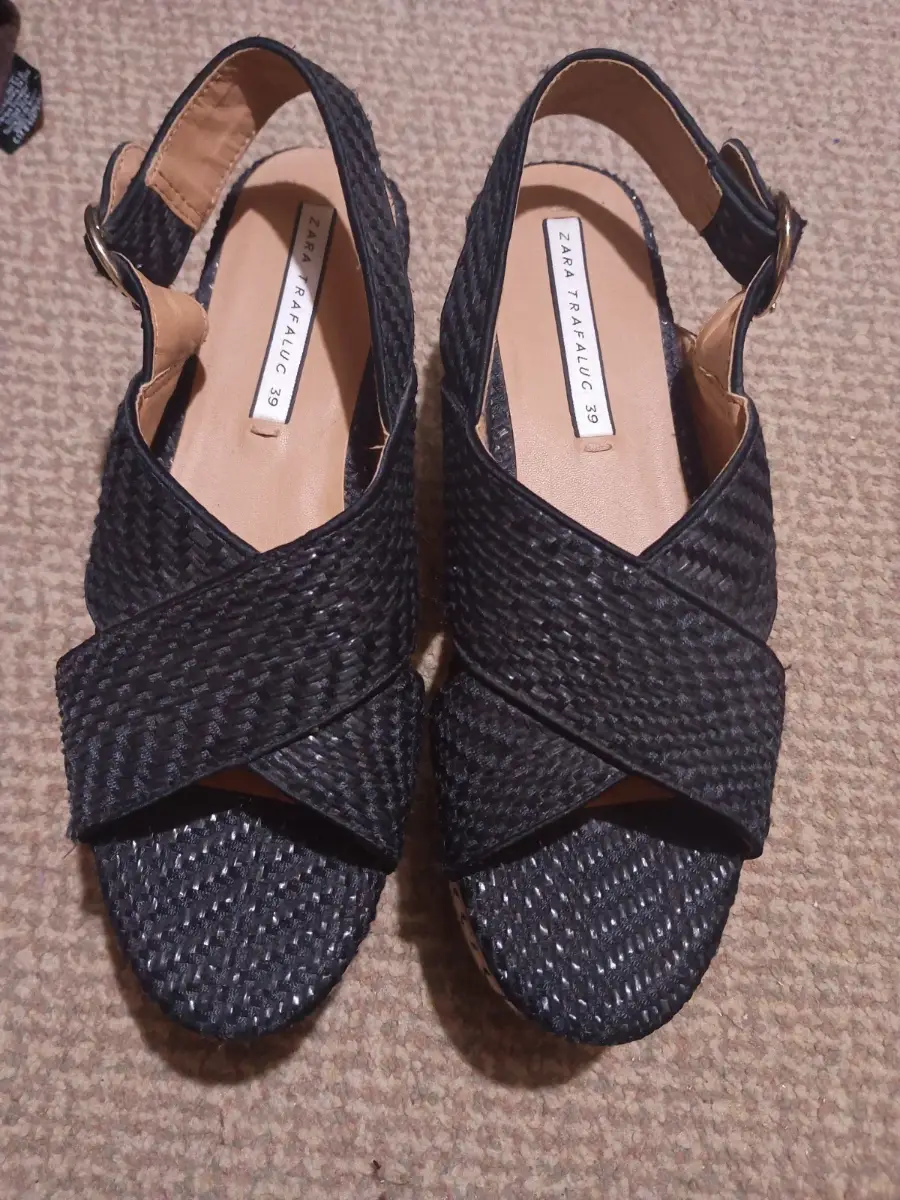 Zara Flatform Shoes Size 6 New No Tags