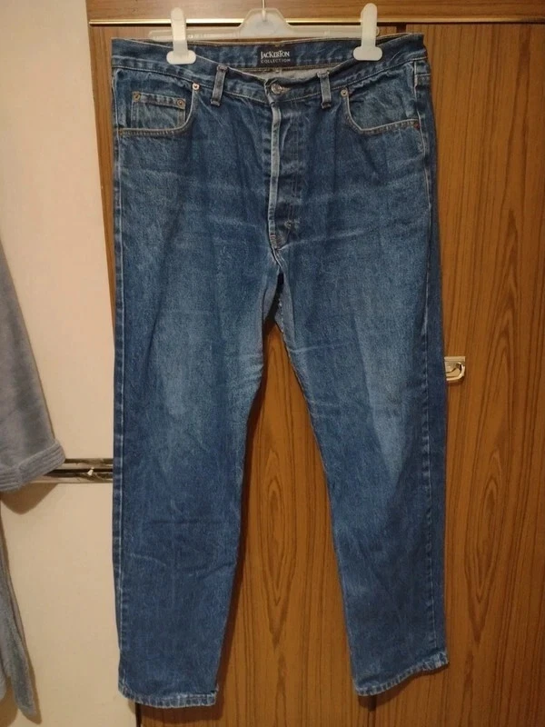 mens jeans from jackerton size l