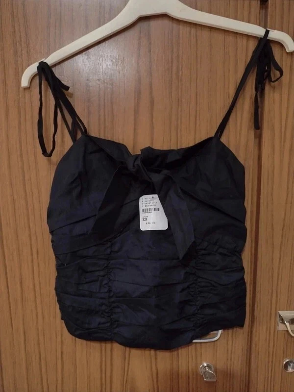 black free people top size xs nwt