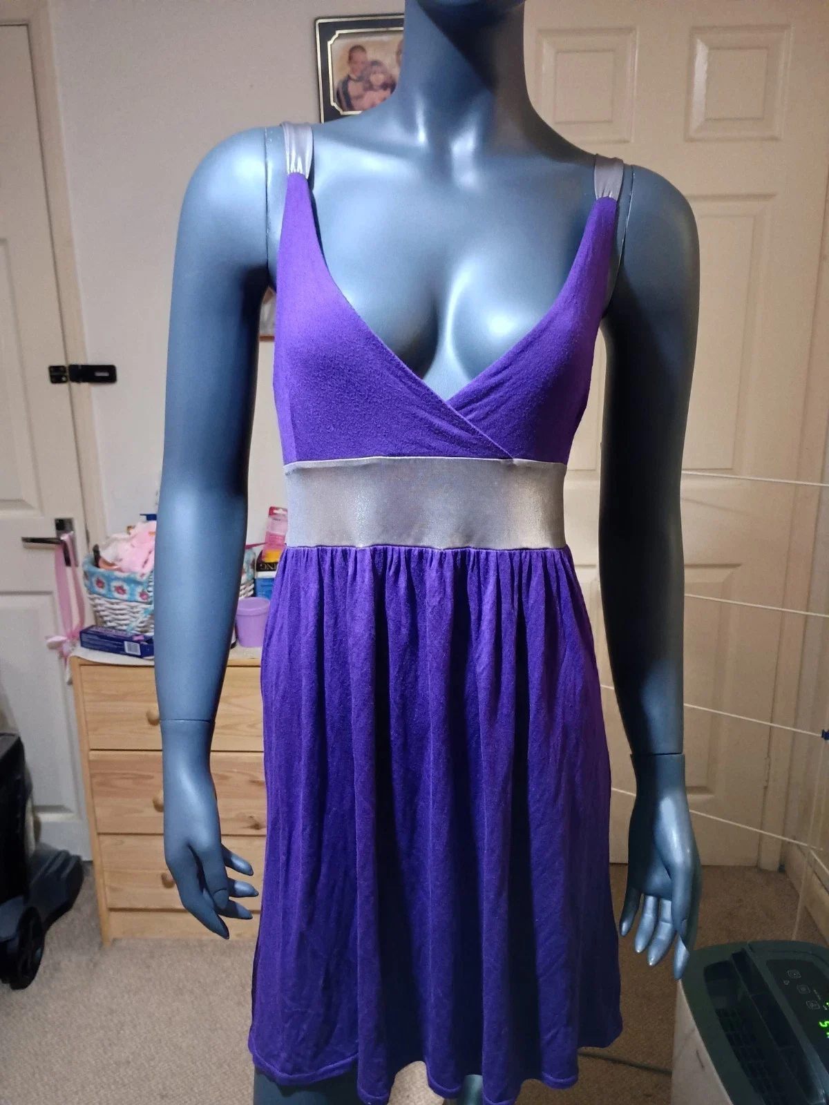 vintage rare london purple dress size 12-14