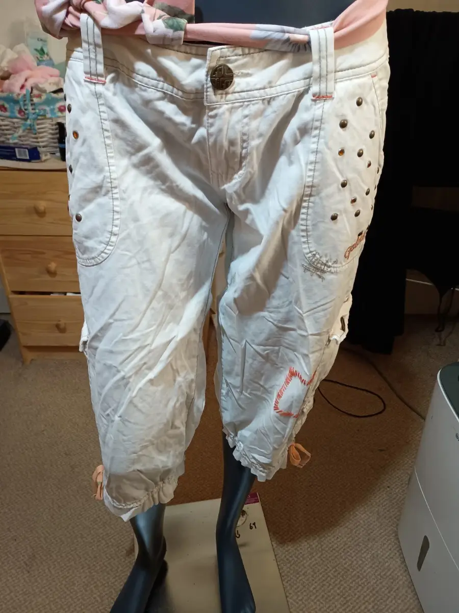 golddigga 3/4 length trousers size 12