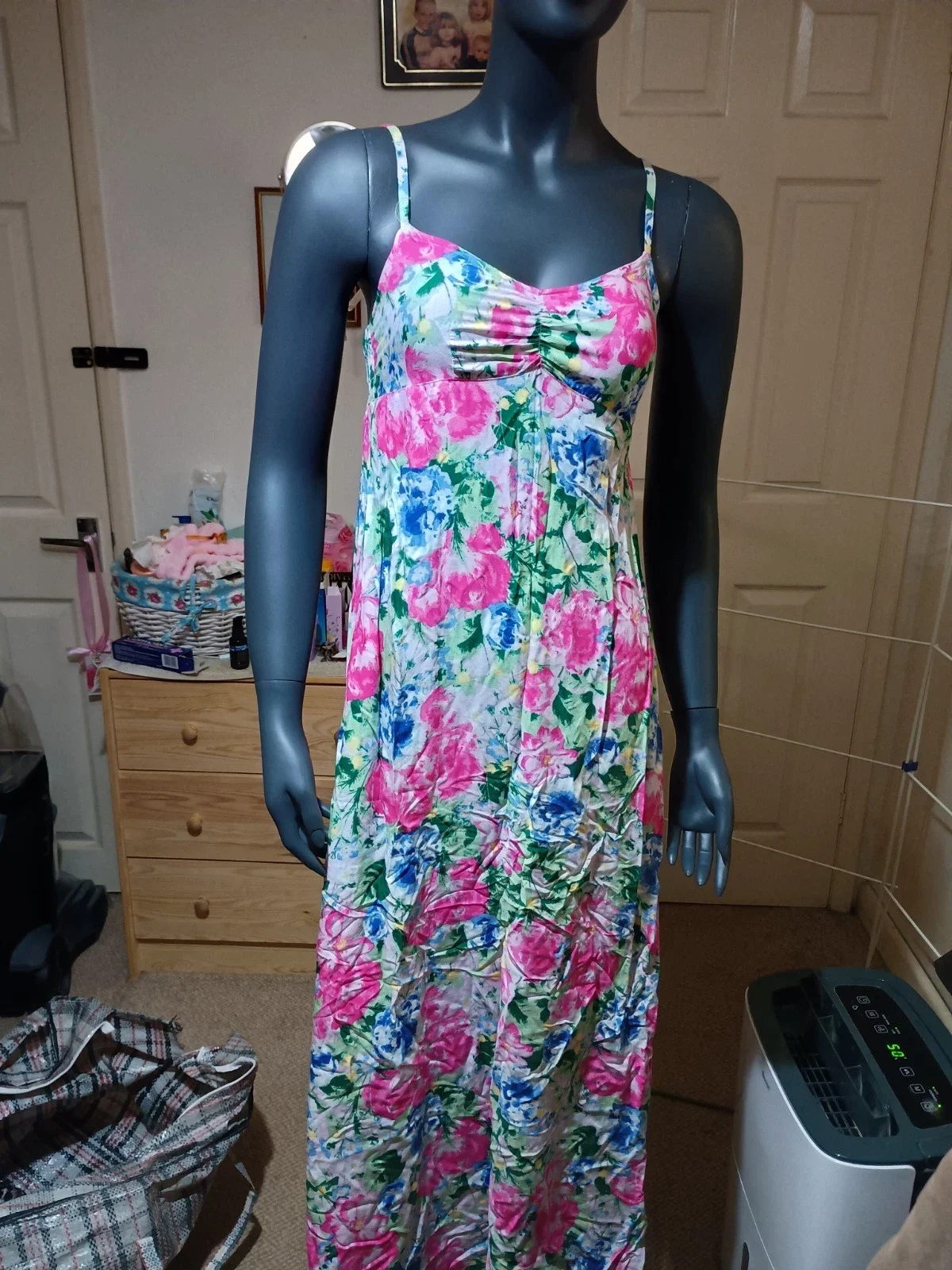 Floral Maxi Dress Size 8 H&M