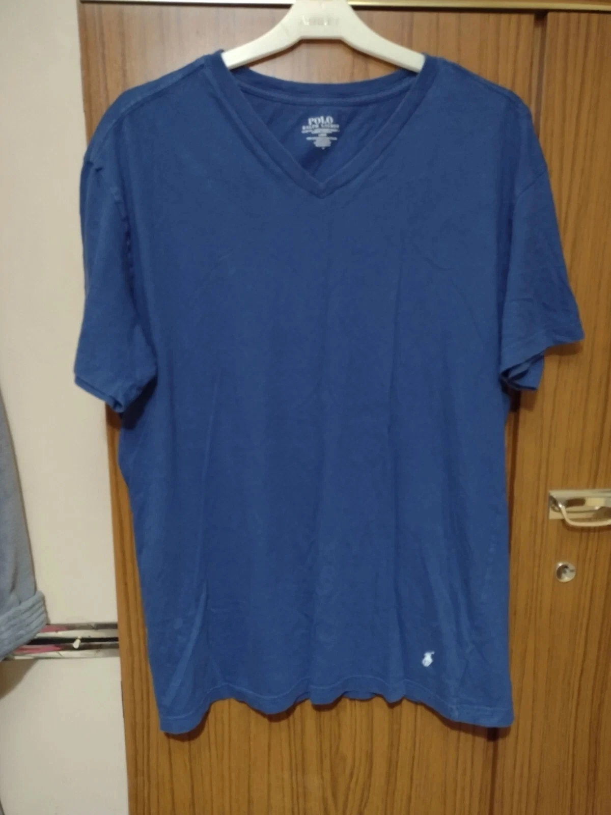 mens navy blue ralph lauren tshirt size l