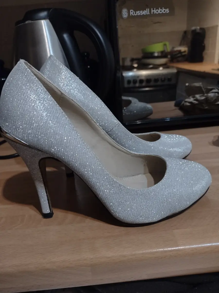 Sparkly High Heels From Quiz Size 6