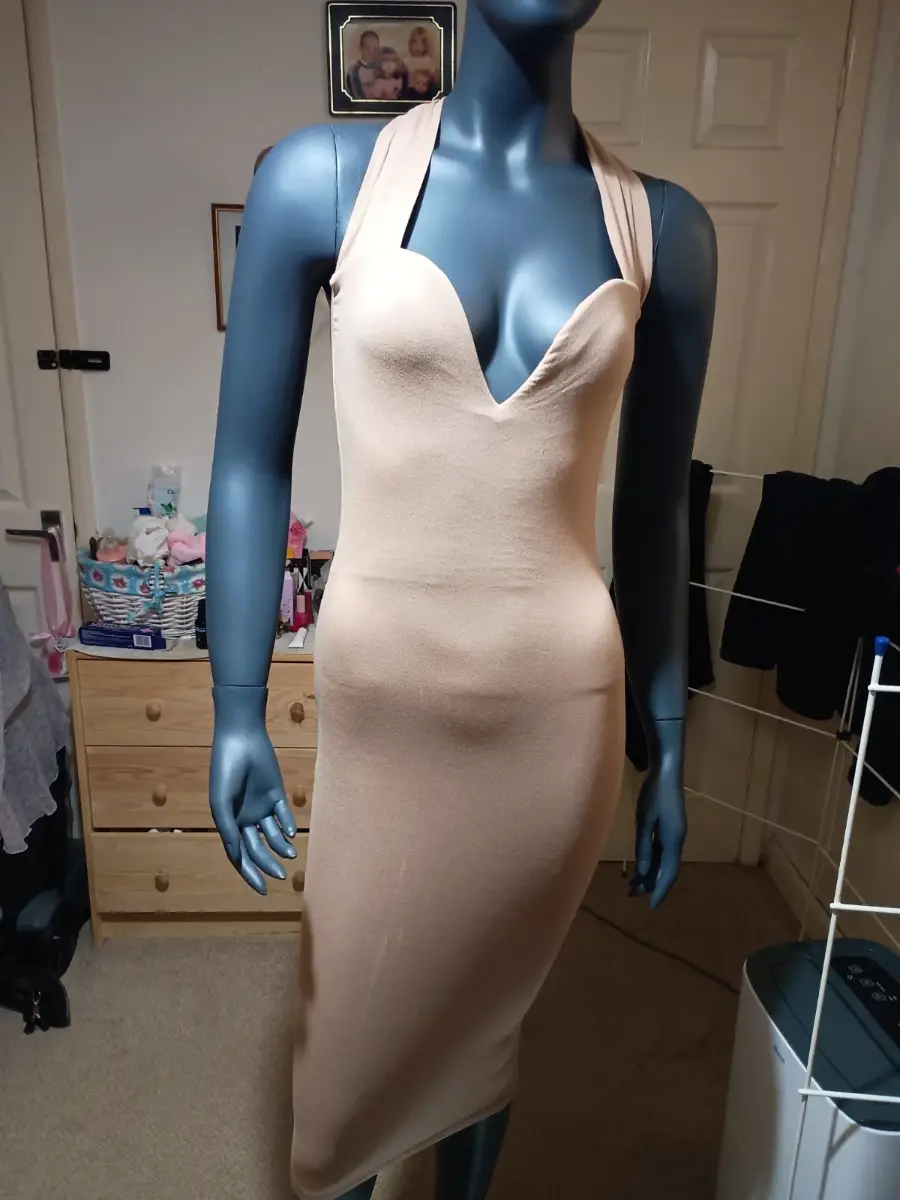Light pink dress size 8 oh polly