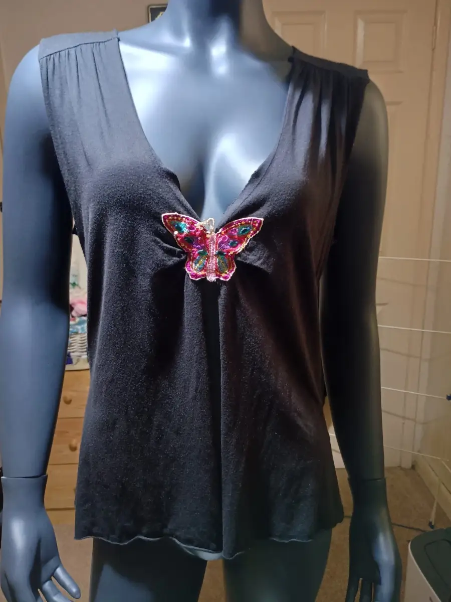 vintage y2k butterfly top from kit size 10-14