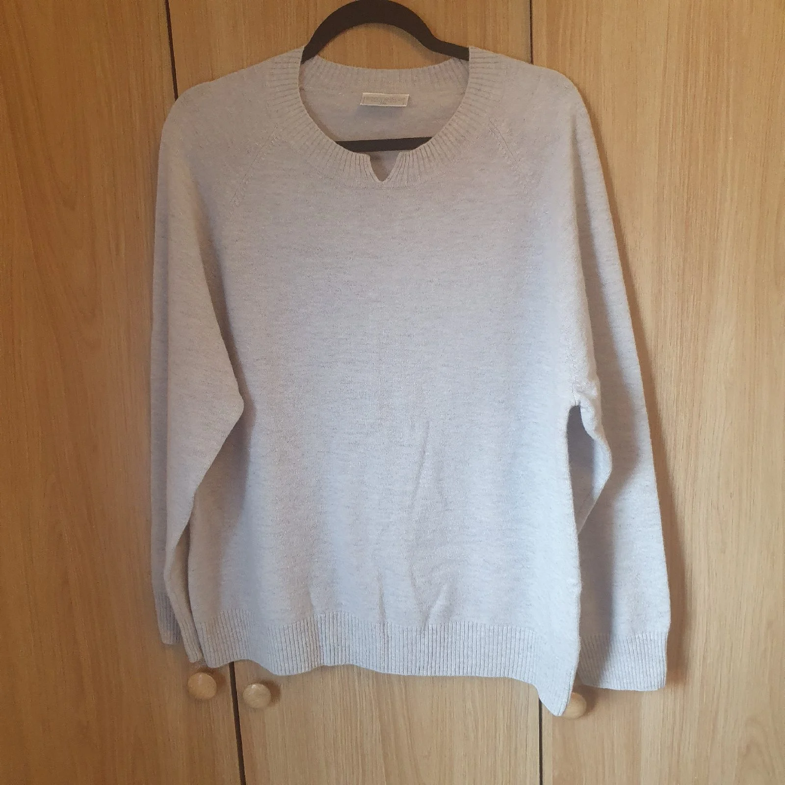 Cotswold Collection 100% Merino Wool Jumper Casual Cosy Comfortable Size 20 Grey