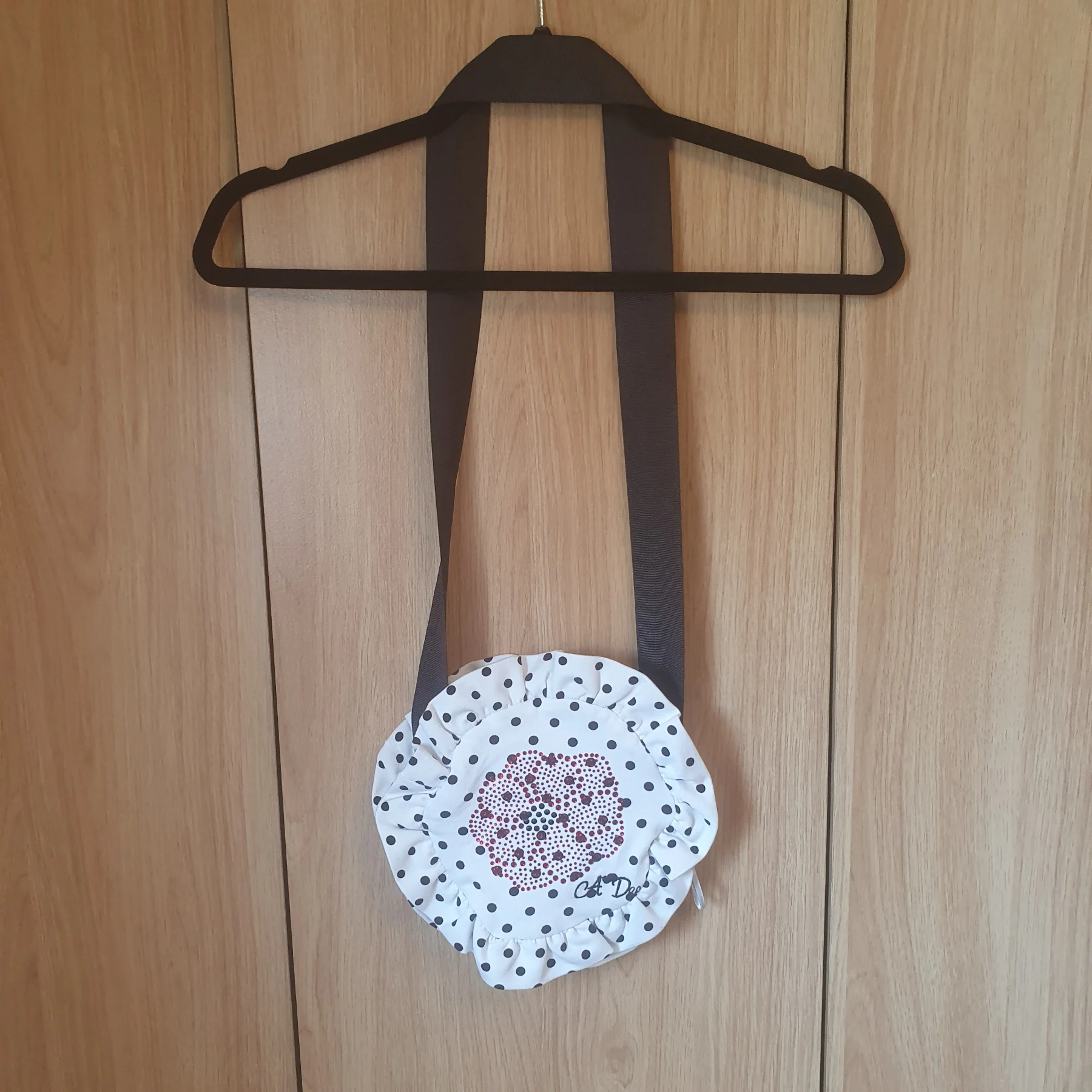 A*Dee Annika Poppy Crossbody Bag Rhinestones Floral Girly Spotted One Size