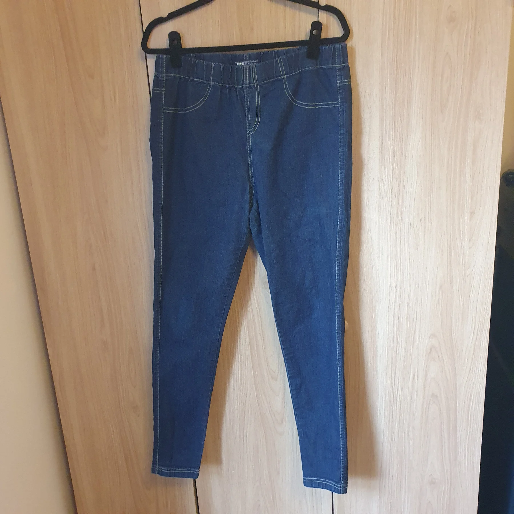 Yes Yes Denim Skinny Jeans Jeggings Stretch Casual Relaxed Size 18 Blue