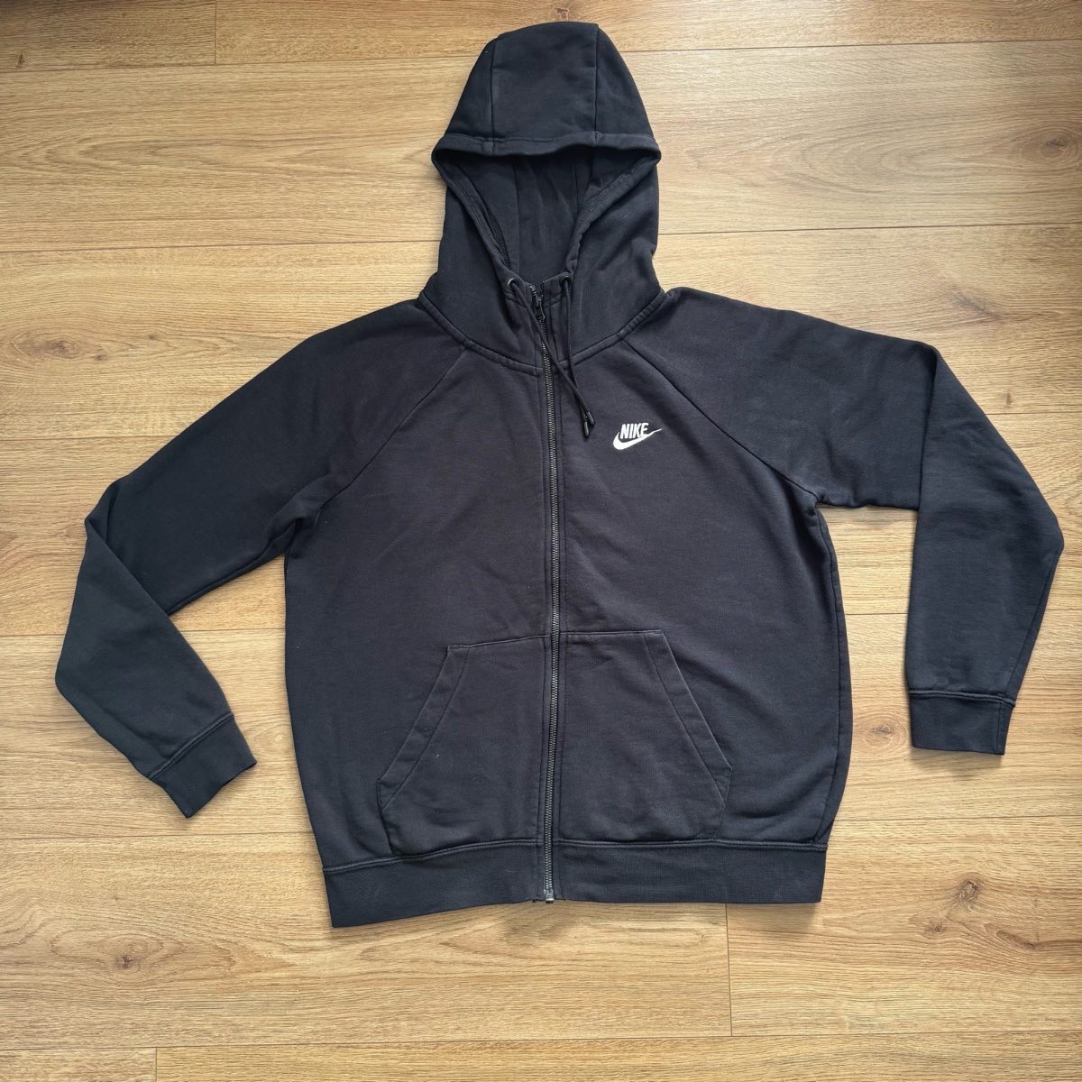 Nike Black Full-Zip Up Hoodie Jacket Size M Gorpcore