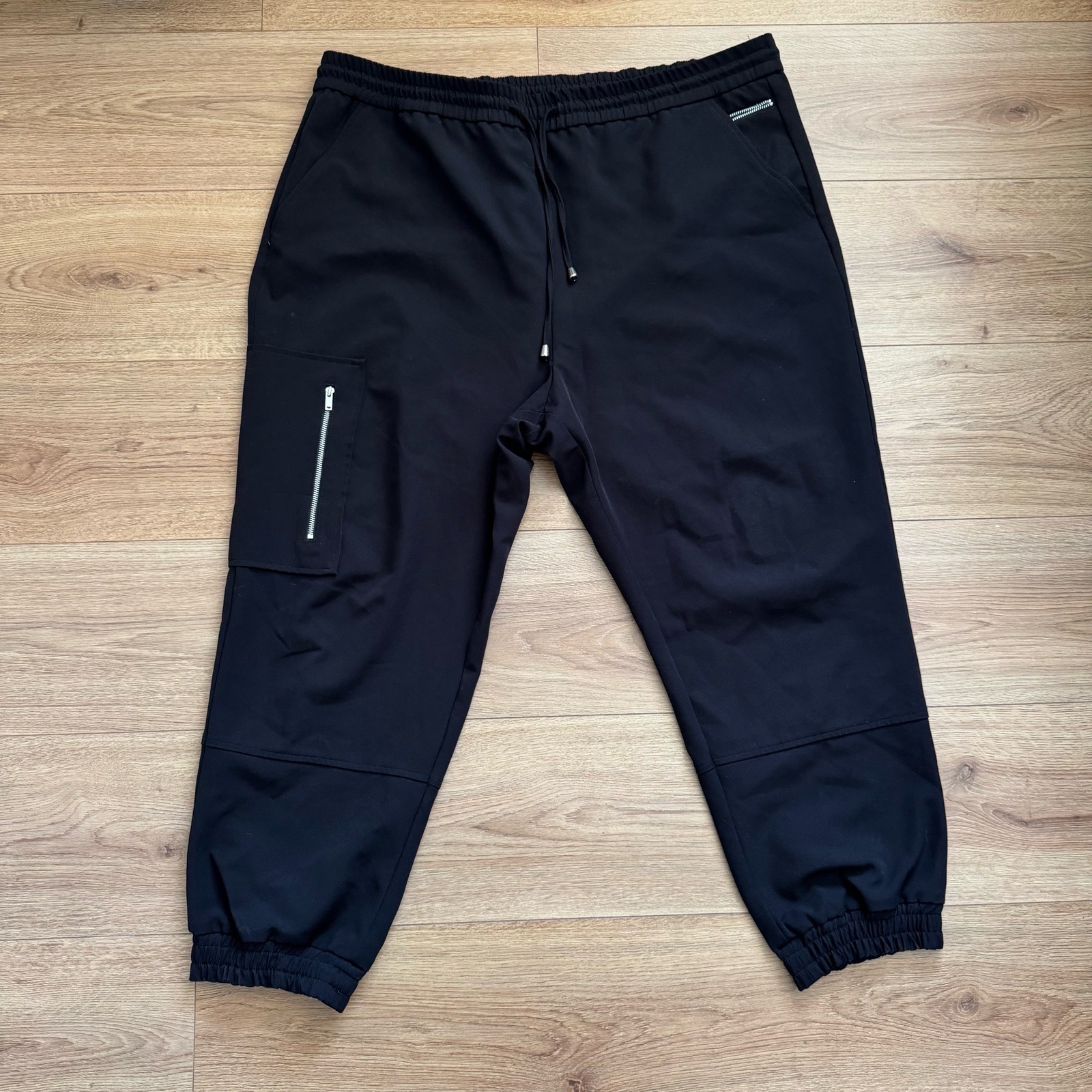 Black Next Utility Cargo Smart Joggers Pants – Size UK 20R