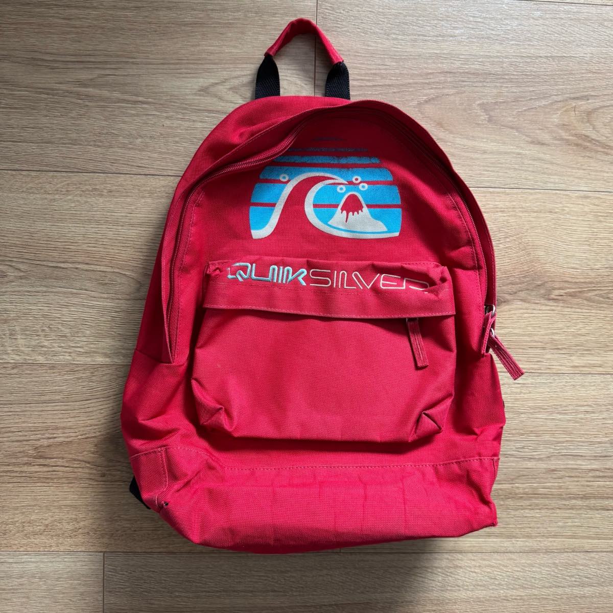 Y2K Quiksilver Red Backpack / Rucksack Bag Skate Surf Skatecore 2000s
