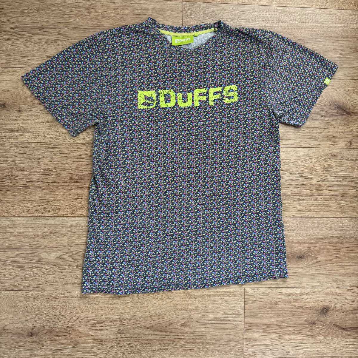 Duffs Apparel All-Over Print Graphic T-Shirt Tee Skater Skateware
