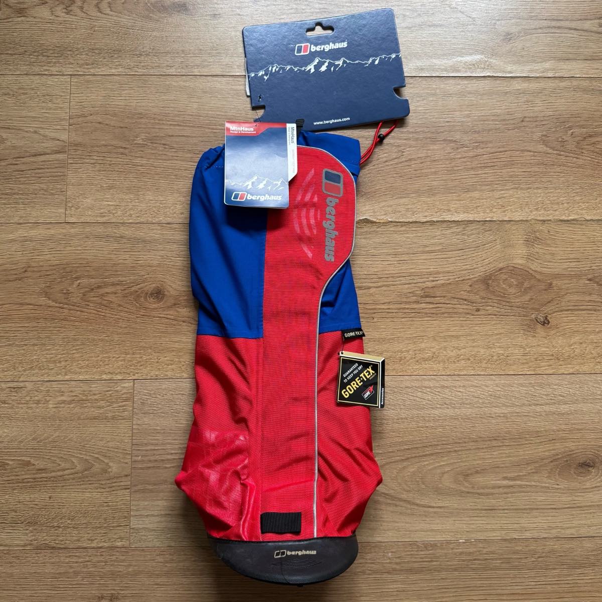 BNWT Red & Blue Berghaus Yeti Extrem™ Pro III Gaiters Size M Gore-Tex Hiking Climbing