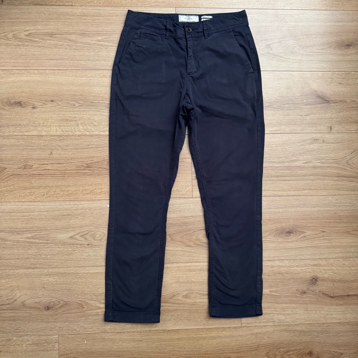 FatFace Cotton Navy Blue 'Devon' Chinos – Size UK 8