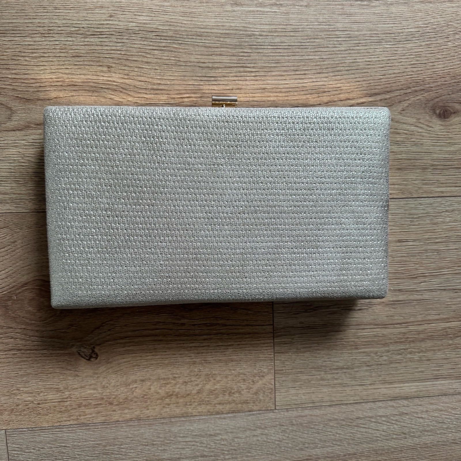 Stunning Accessorize Glitter Clutch Bag With Chain Strap