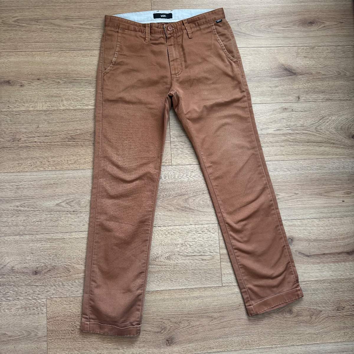 Vans Authentic Tobacco Brown Chino Trousers / Pants - Size W30 Skate