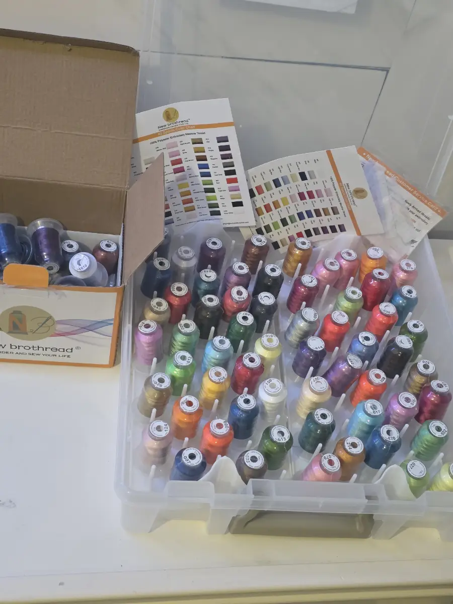 New brother embroidery thread