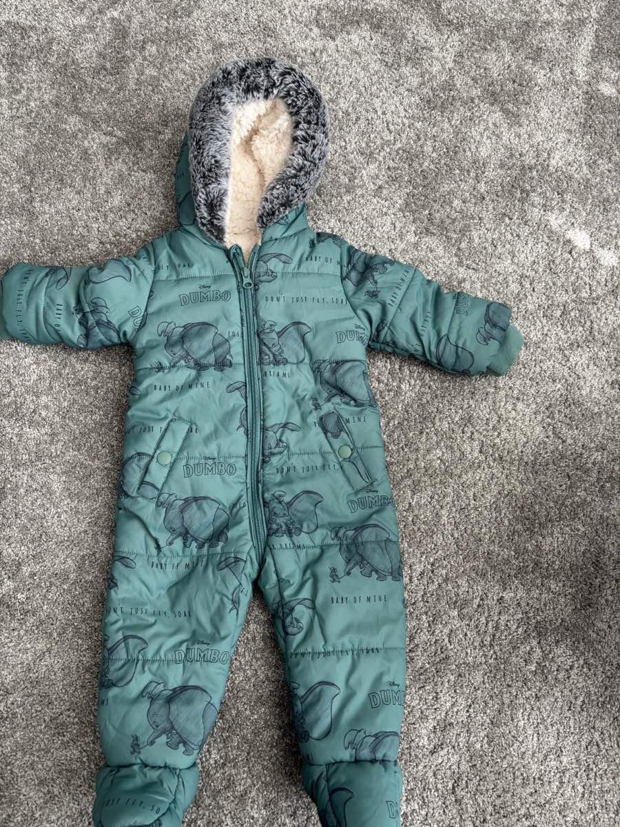 Disney dumbo snowsuit - age 9/12mths