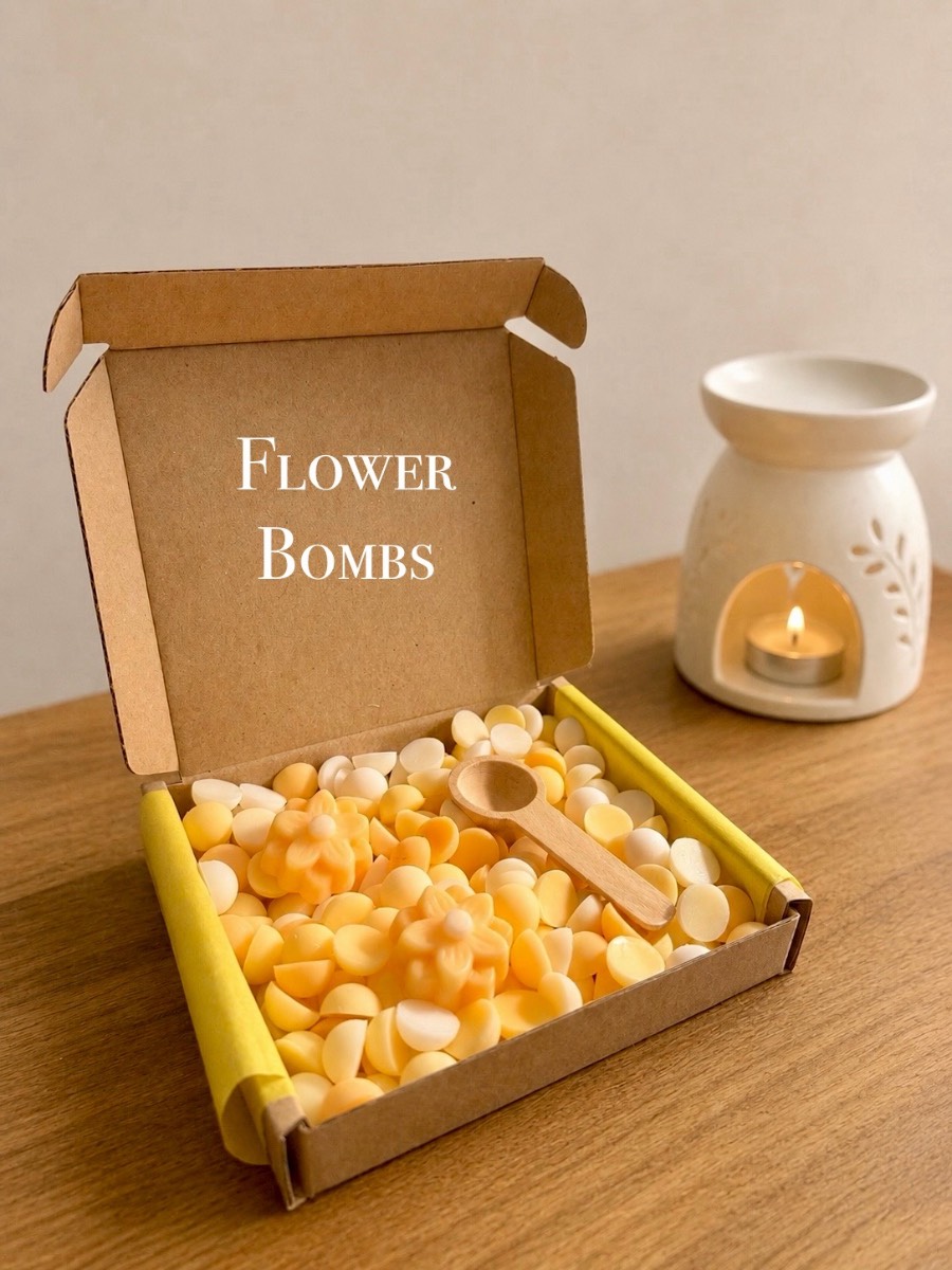 Flower Bomb Perfume scented wax melt scoopie box 100g vegan