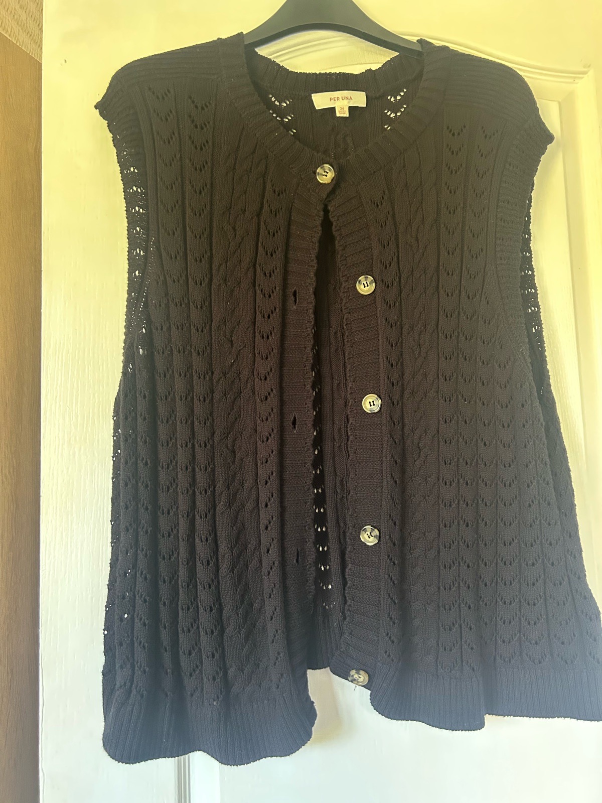 Per Una knitted waistcoat