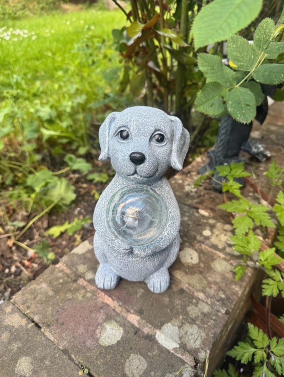 Dog Solar Ornament For Garden