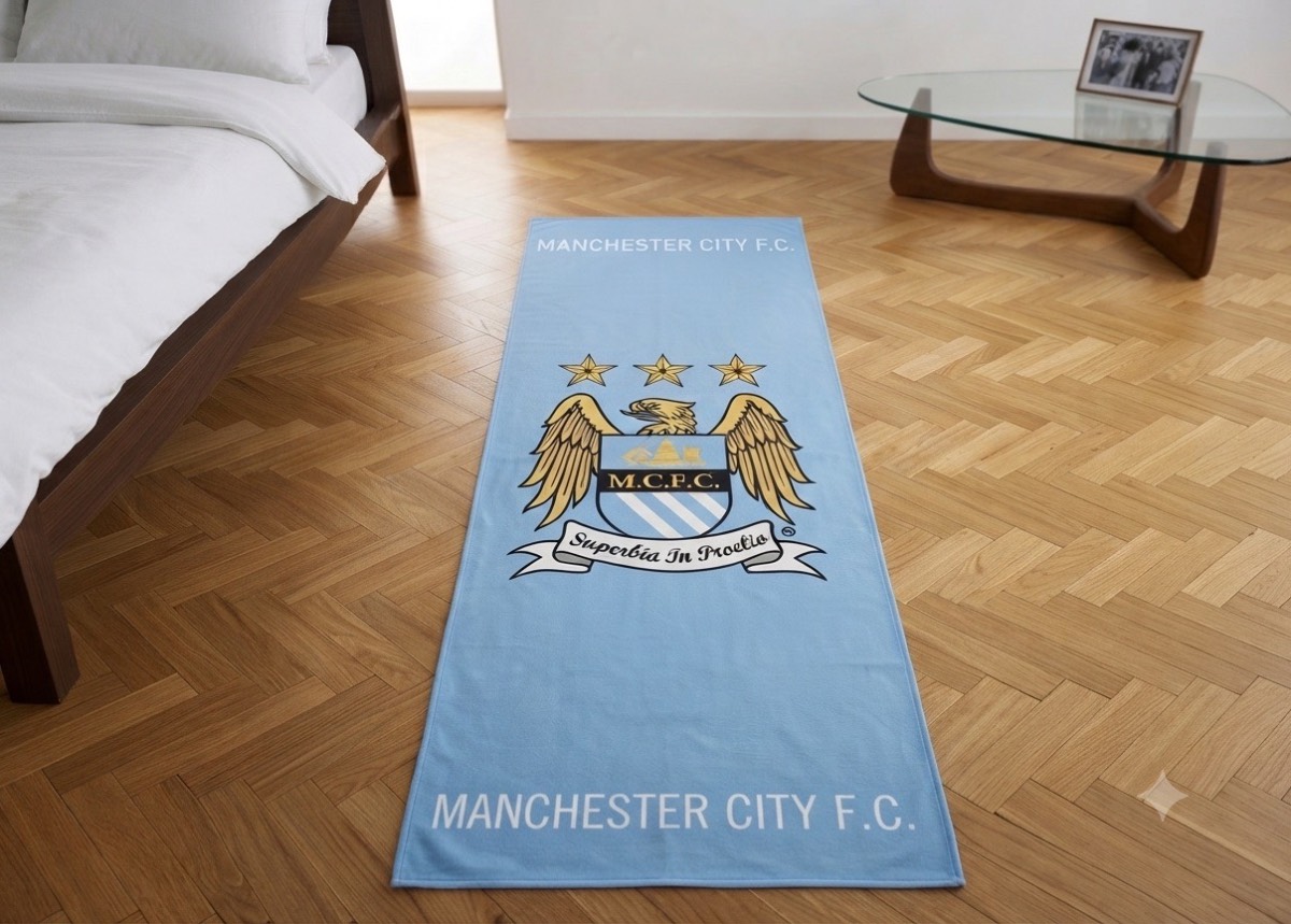 Man City Fleece Sleeping Bag-single