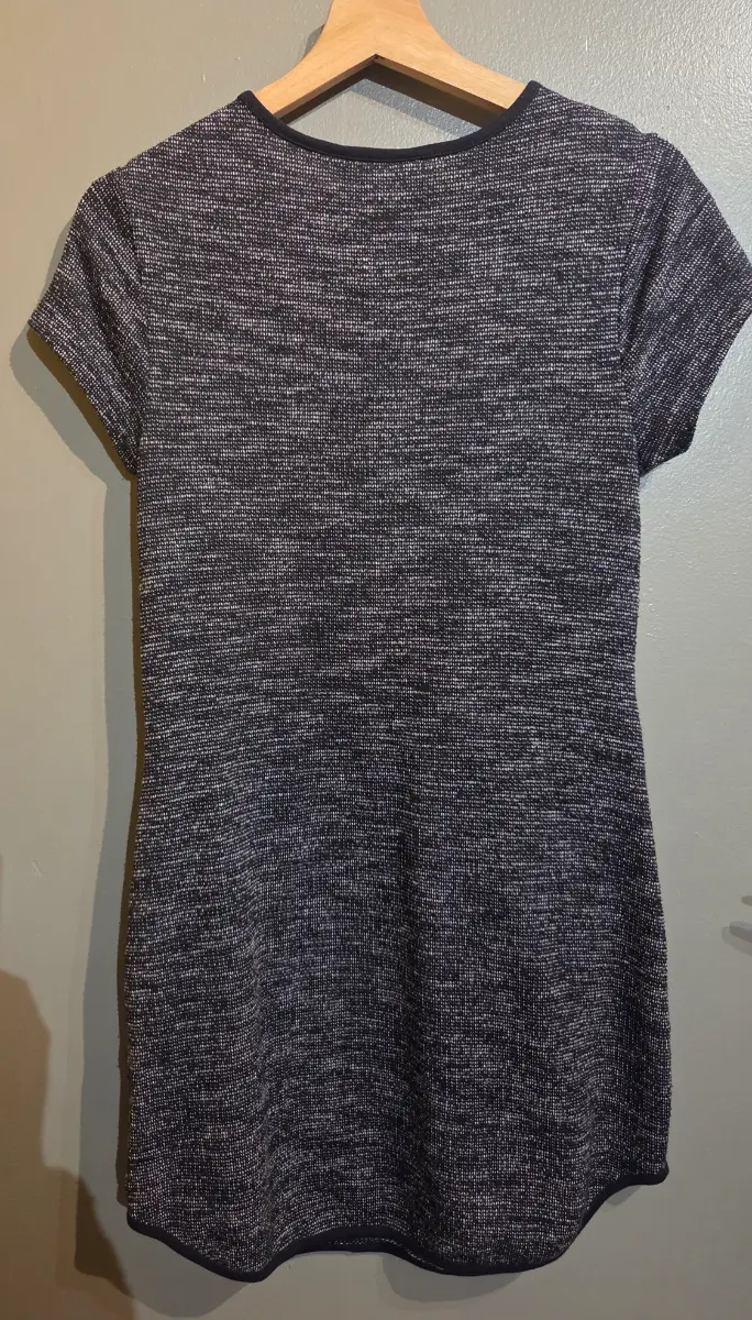 New Look Black & Grey Mini Dress- size 6