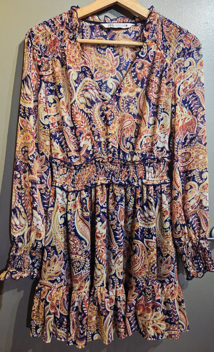 Zara Floral Dress – Size S – Pretty Print
