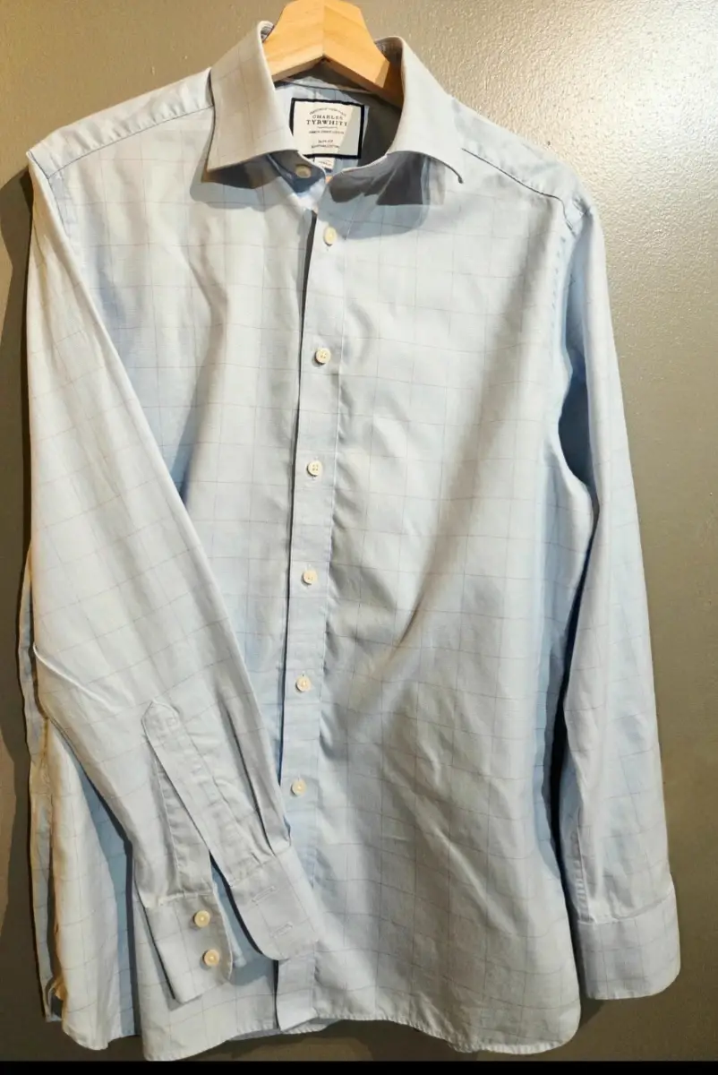 Charles Tyrwhitt Men’s Slim Fit Shirt – Size 39/86 (15.5")